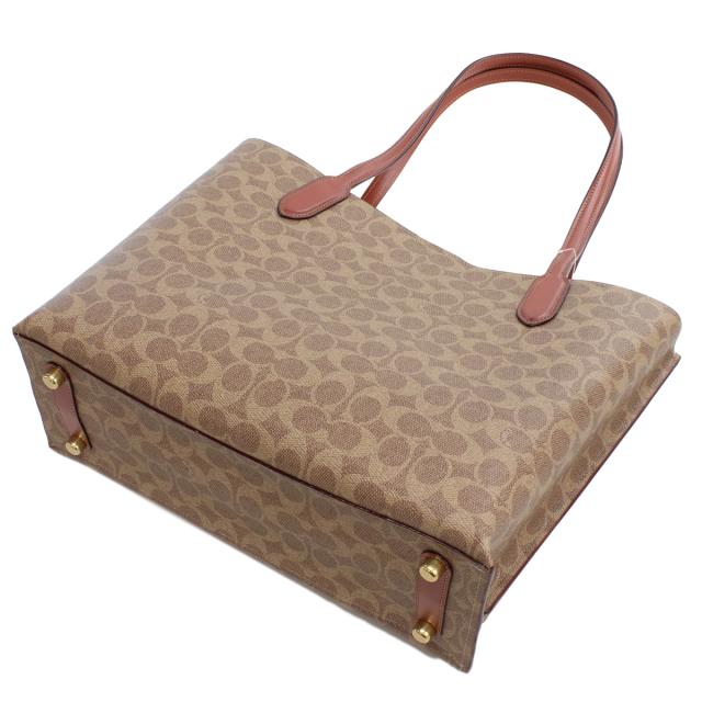 COACH コーチ トートバッグ C0693 B4NQ4 レディース ブラウン_3