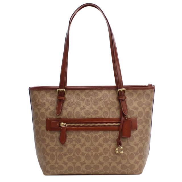 COACH コーチ トートバッグ CC402 B4NQ4 レディース ブラウン_4