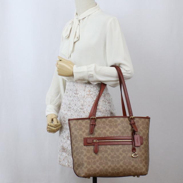 COACH コーチ トートバッグ CC402 B4NQ4 レディース ブラウン_5