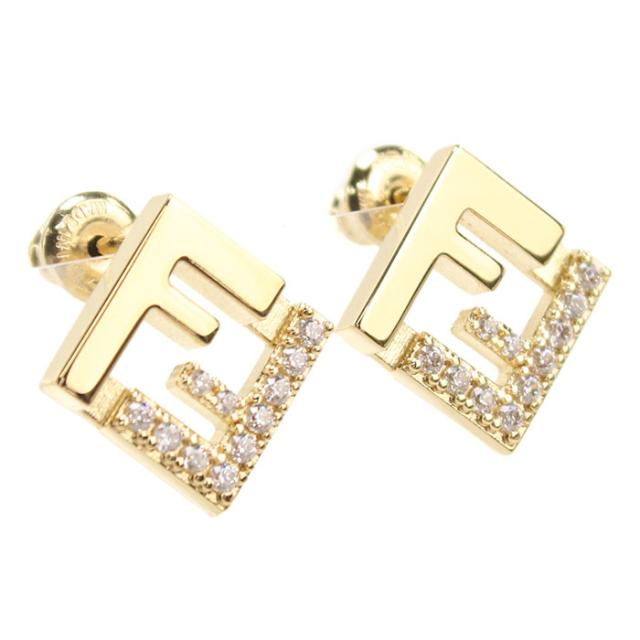 FENDI フェンディ ピアス 8AL294 ATEP F089U レディース ゴールド