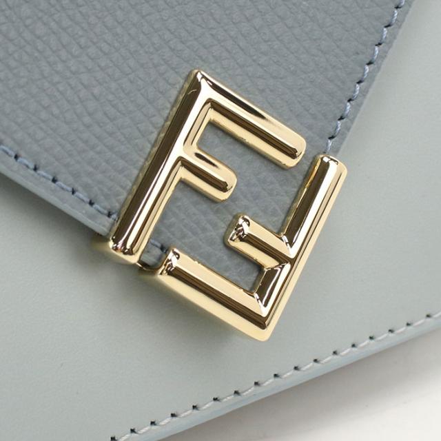 FENDI フェンディ 三つ折り財布 小銭入付き 8M0480 ALV4 F1URV FFダイヤモンド レディース ブルー_1