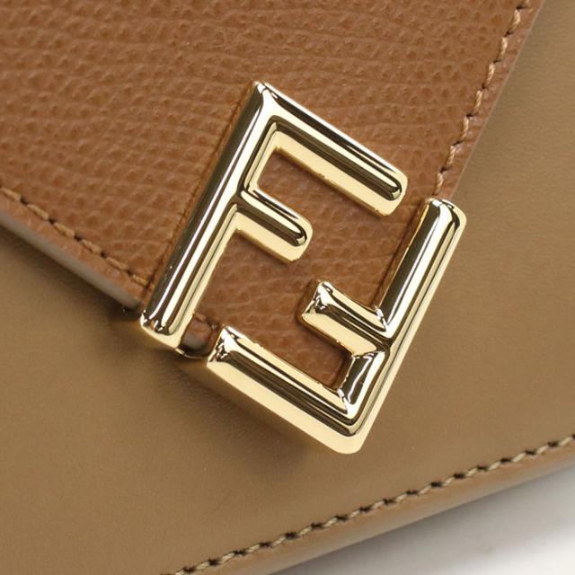 FENDI フェンディ 三つ折り財布 小銭入付き 8M0480 ALV4 F1URW FFダイヤモンド レディース ブラウン_1