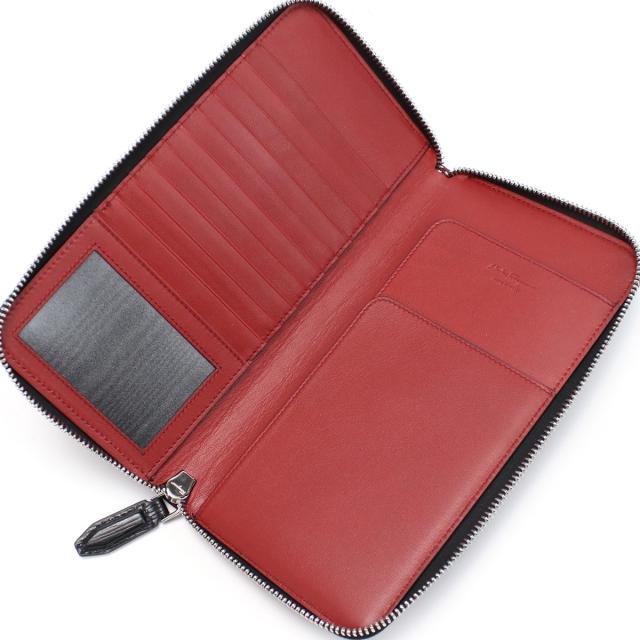 FERRAGAMO フェラガモ オーガナイザー カードケース 66-1074 NERO-RED メンズ ブラック_2