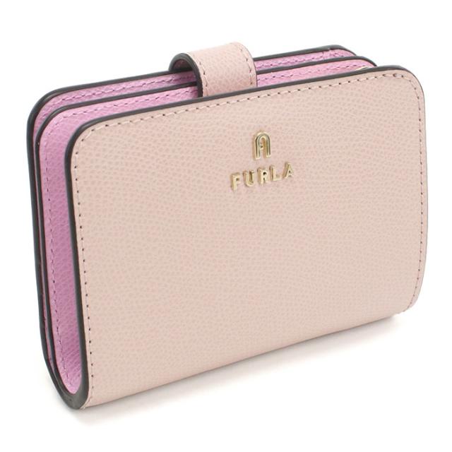 FURLA フルラ 二つ折り財布 小銭入付き カメリア WP00315 ARE000 4304S CAMELIA S レディース ピンク