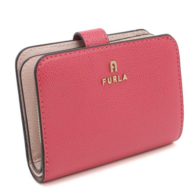 FURLA フルラ 二つ折り財布 小銭入付き WP00315 ARE000 4504S FURLA CAMELIA カメリア レディース ピンク