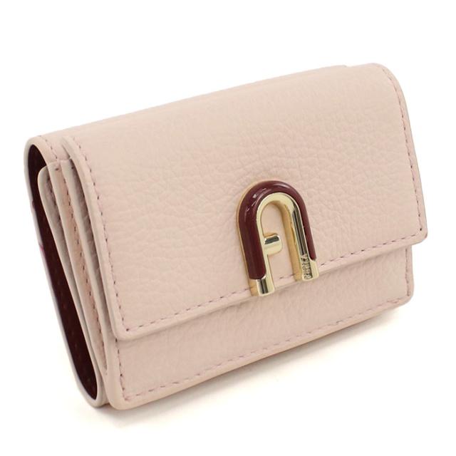 FURLA フルラ 三つ折り財布 小銭入付き WP00573 HSF000 4567Ｓ FURLA IDEA S イデア レディース ピンク