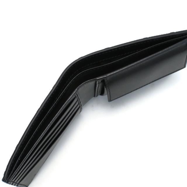 GUCCI グッチ 二折財布小銭入付き 625555 1W3AN 1000 GG LEATHER メンズ ブラック_3