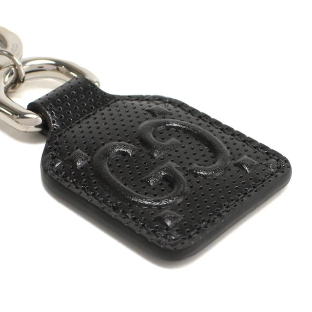 GUCCI グッチ キーリング 625607 JD7CN 8111 KEYCHAIN GG LEATHER