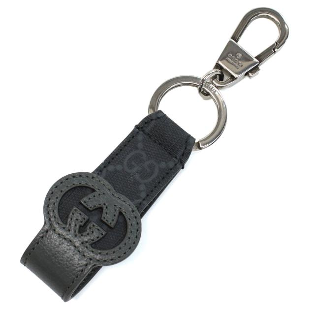 GUCCI グッチ キーリング 701432 K9GSN 1151 NEW BASKET メンズ グレー