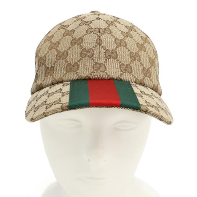 GUCCI グッチ オリジナルGGキャンバス ベースボールキャップ 789016 4HBA8 9784 メンズ ベージュ_1