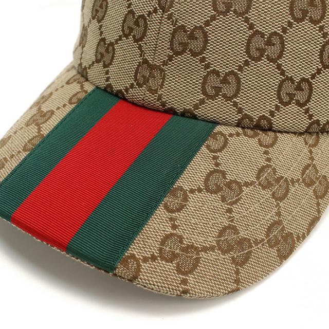 GUCCI グッチ オリジナルGGキャンバス ベースボールキャップ 789016 4HBA8 9784 メンズ ベージュ_4