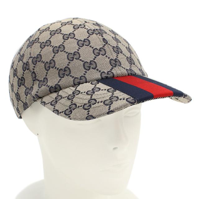 GUCCI グッチ オリジナル GG ベースボール キャップ 789016 4HBA8 4084 メンズ ベージュ ブルー