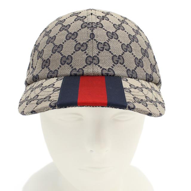 GUCCI グッチ オリジナル GG ベースボール キャップ 789016 4HBA8 4084 メンズ ベージュ ブルー_1