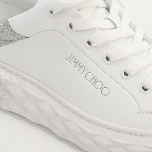 JIMMY CHOO ジミーチュウ スニーカー DIAMOND MAXI-F II IVR 251 V WHITE-SILVER レディース ホワイト_5