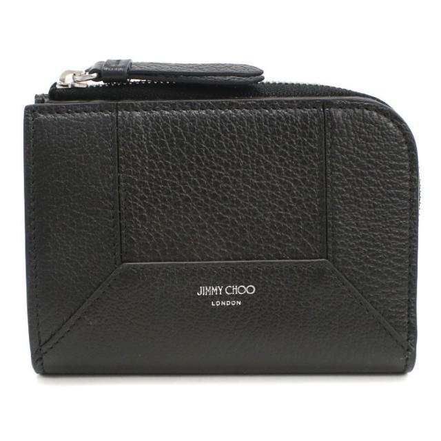 JIMMY CHOO ジミーチュウ 二つ折り財布 小銭入付き DM CMPCT WALLET-M GCJ 252 レディース ブラック