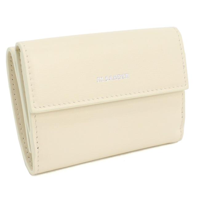 JIL SANDER ジル サンダー 三折財布小銭入付き J07UI0009 P5355 106 レディース ホワイト
