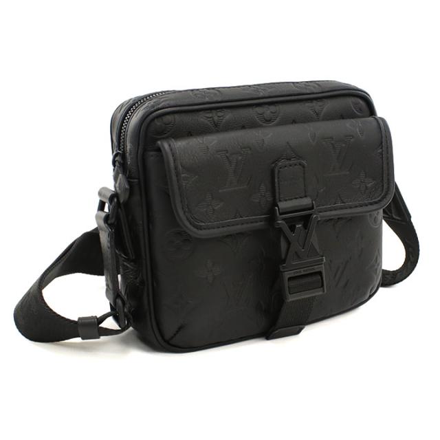 LOUIS VUITTON ルイヴィトン 斜め掛け ショルダーバッグ M12516 ゲットアウェイ・メッセンジャー モノグラム・シャドウ メンズ ブラック
