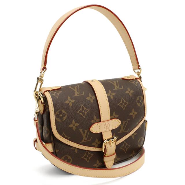 LOUIS VUITTON ルイヴィトン 斜め掛け ショルダーバッグ M46740 モノグラム ソミュール BB  モノグラム レディース ブラウン