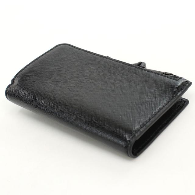 MARC JACOBS マークジェイコブス 二つ折り財布 小銭入付き 2F5SMP071S01 001 THE MEDIUM FLAT WALLET レディース ブラック_4