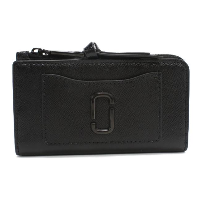 MARC JACOBS マークジェイコブス 二つ折り財布 小銭入付き 2F5SMP071S01 001 THE MEDIUM FLAT WALLET レディース ブラック_5