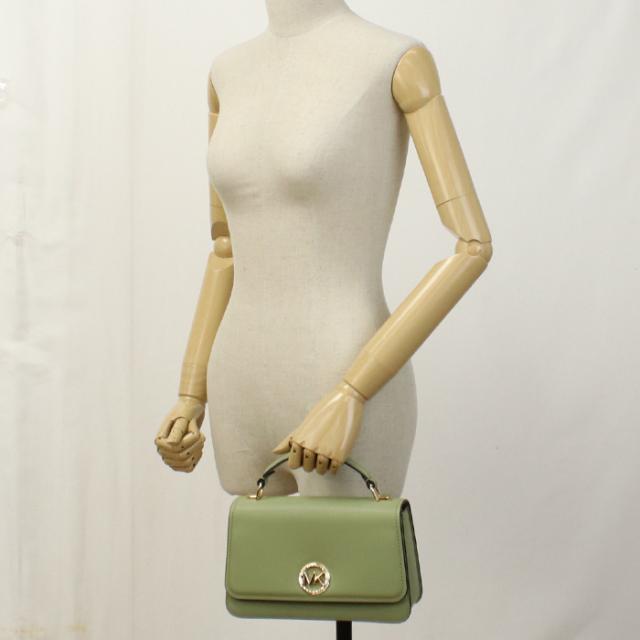 MICHAEL KORS マイケルコース ハンドバッグ 30T4GD8S6L LEATHER 378 2WAY DELANCEY レディース グリーン_6