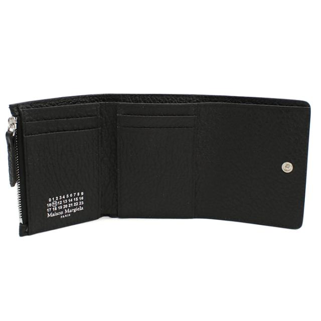 Maison Margiela メゾンマルジェラ 三つ折り財布 小銭入付き SA3UI0010 P4455 T8013 レディース メンズ ブラック_2