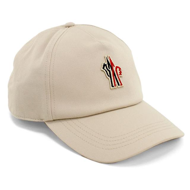 MONCLER モンクレール ベースボールキャップ ホワイト 刺繍