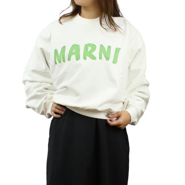 MARNI マルニ クルーネック スウェット FLJE0185P2 USCU88 LOW02 レディース ホワイト