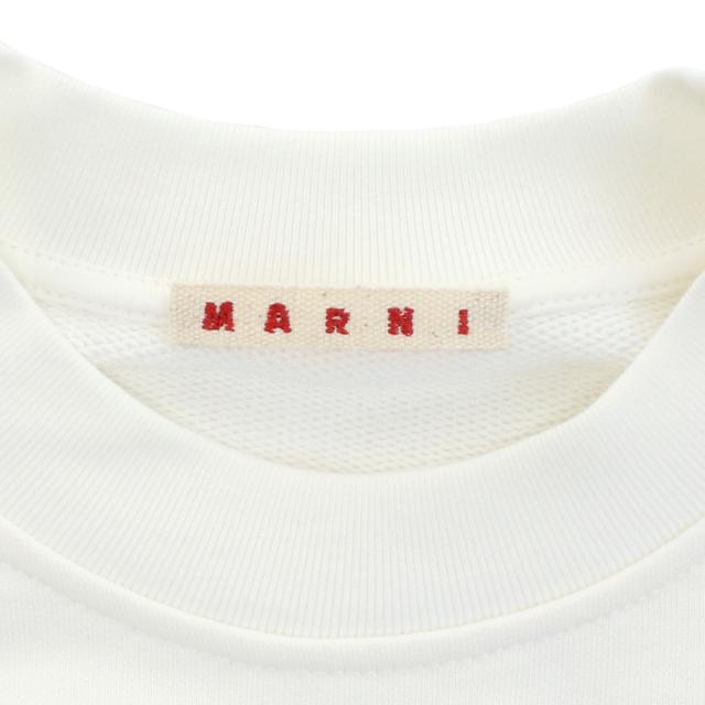 MARNI マルニ クルーネック スウェット FLJE0185P2 USCU88 LOW02 レディース ホワイト