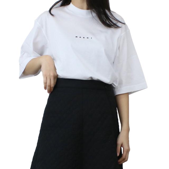 MARNI マルニ ロゴ Ｔシャツ THJE0263P1 USCS87 LOW01 レディース ホワイト