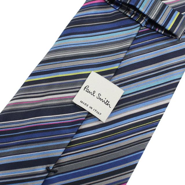 Paul Smith ポールスミス シルク ネクタイ M1A0TIEX HLUX62 47 メンズ マルチストライプ ブルー_2