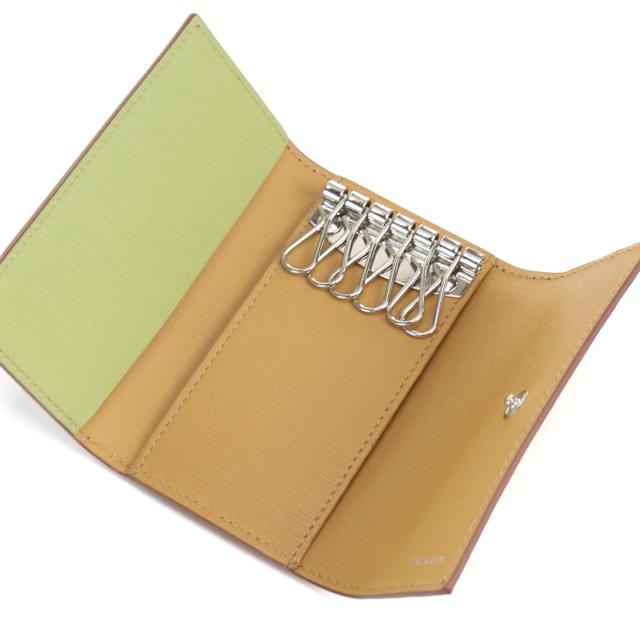 【新品】ポール・スミス Paul Smith  ６連キーケース　ブランド M1A1981　LSTRGS　62 BROWN ブラウン系　mini-01　gsm-6 cp05 新品】ポール・スミス Paul Smith 6連キーケース ブランド M1A1981