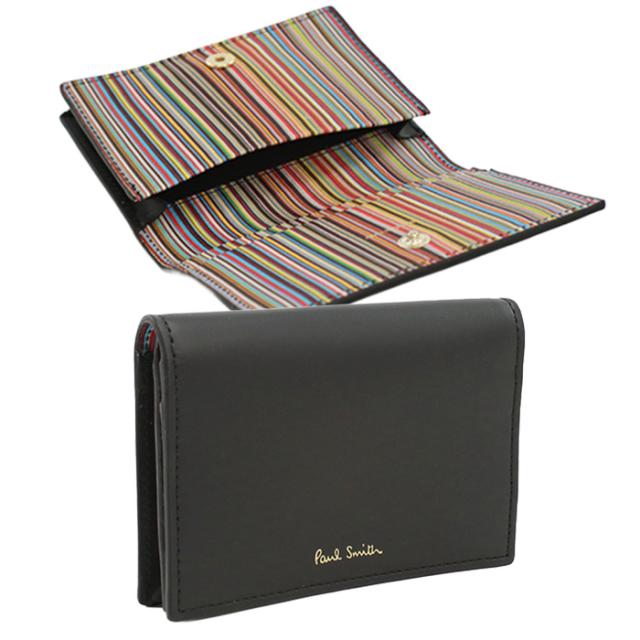 Paul Smith ポールスミス 名刺入れ M1A6758 CMULTI 79 メンズ ブラック