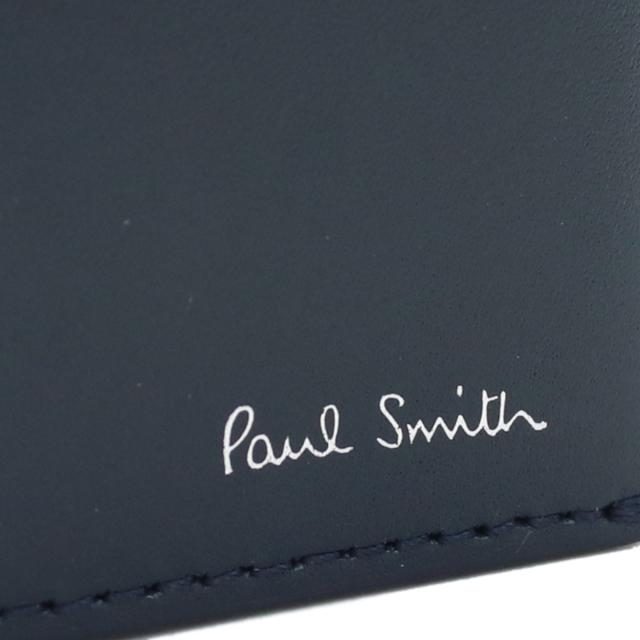 ポールスミス Paul Smith 二折財布小銭入付き ブランド メンズ M1A7632 LTRISI 47 BLUE ネイビー系 wallet-01 mini-01_1