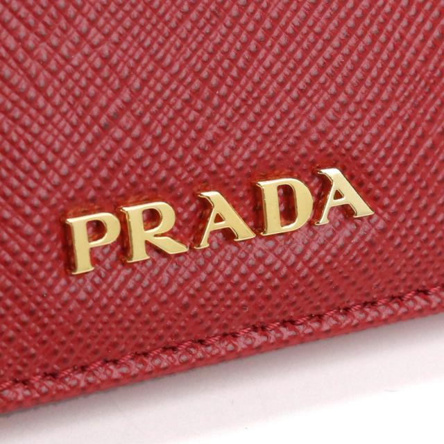PRADA プラダ カードケース 1MC211 QWA F068Z FUOCO レディース レッド_1