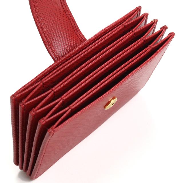 PRADA プラダ カードケース 1MC211 QWA F068Z FUOCO レディース レッド_2