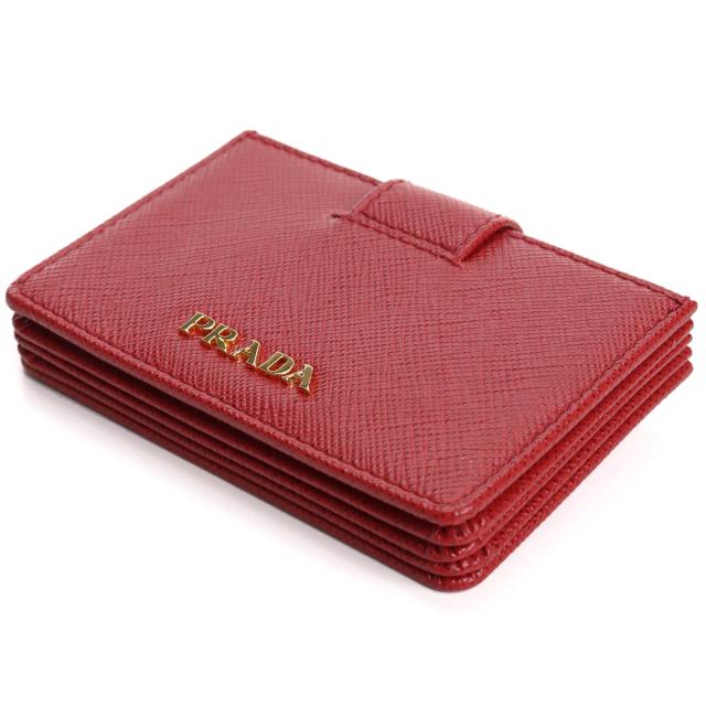 PRADA プラダ カードケース 1MC211 QWA F068Z FUOCO レディース レッド_3