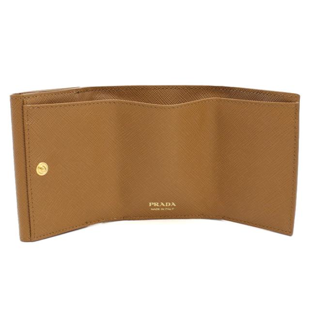 PRADA プラダ サフィアーノトライアングル 財布 1MH042 QHH F03BH レディース ブラウン_2