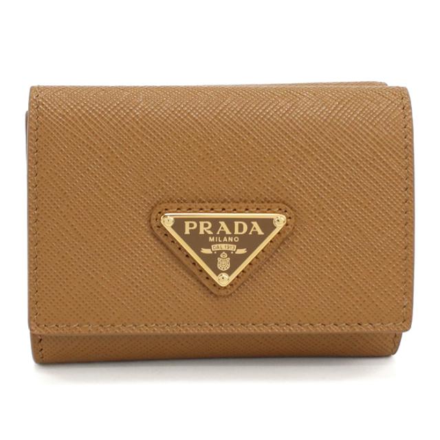 PRADA プラダ サフィアーノトライアングル 財布 1MH042 QHH F03BH レディース ブラウン_5