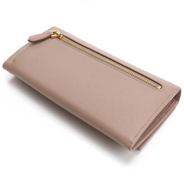 PRADA プラダ サフィアーノトライアングル 長財布 1MH132 QHH F0236 レディース ピンク_3