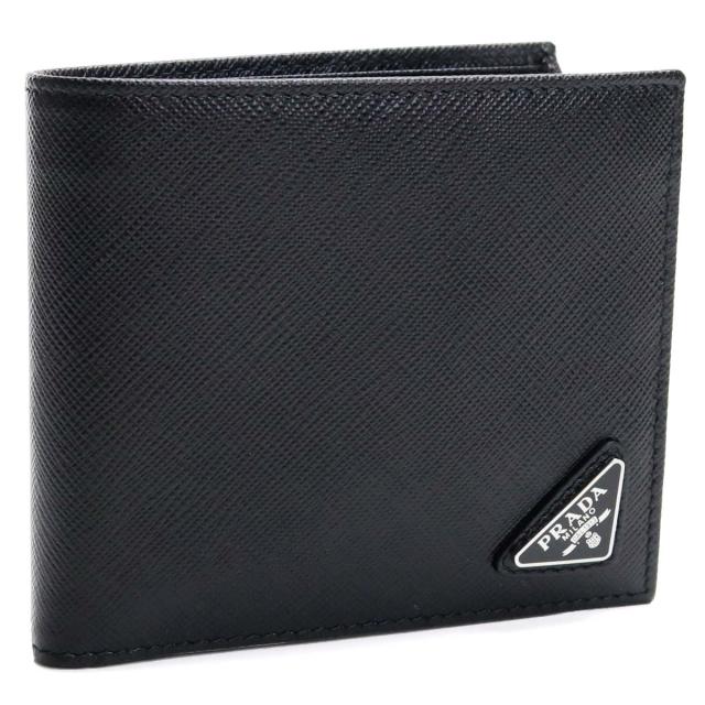 PRADA プラダ 二折財布小銭入付き 2MO738 QHH F0002 メンズ