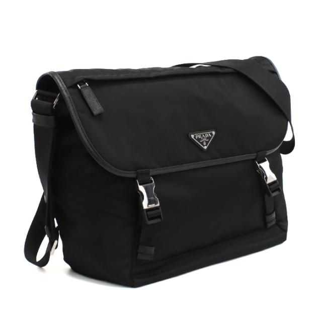 PRADA プラダ 斜め掛け ショルダーバッグ 2VD052 2DMG V KOH F0002 メンズ ブラック