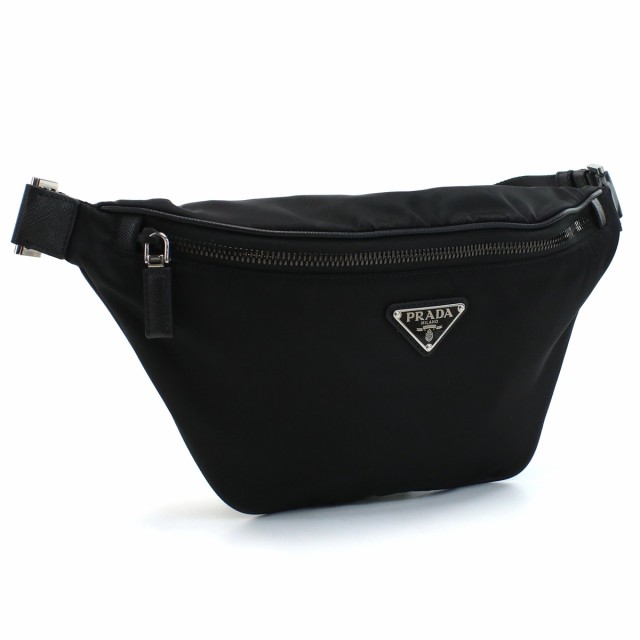 PRADA ボディバッグ ブラック プラダ ボディバッグ メンズ ブラック PRADA 2VZ092 V OLO 2BBE