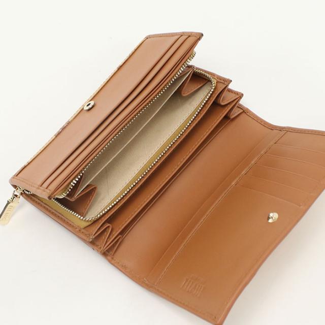 PRIMA CLASSE プリマクラッセ ニつ折り長財布 小銭入付き W074 6000 0010 レディース ベージュ_2