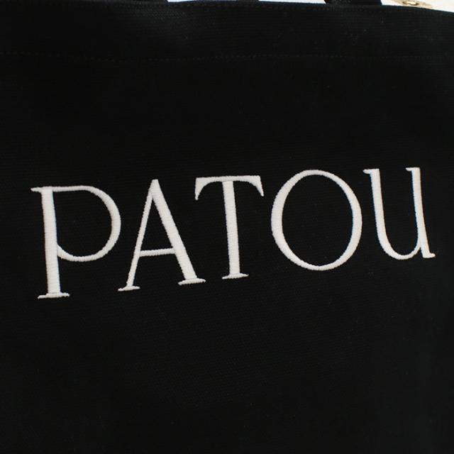PATOU パトゥ トートバッグ ヴァーティカル 2WAY ショルダーバッグ ロゴ AC0620076 999B レディース ブラック_1