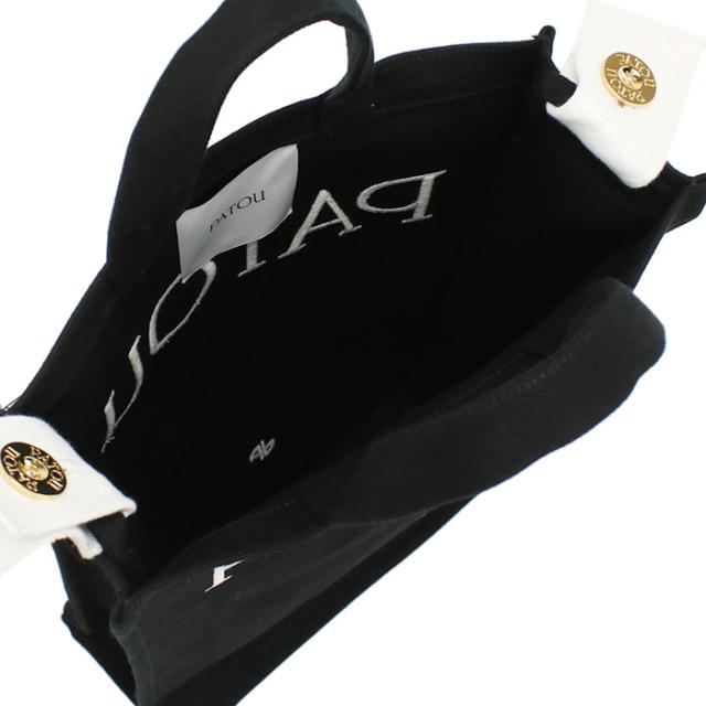 PATOU パトゥ トートバッグ ヴァーティカル 2WAY ショルダーバッグ ロゴ AC0620076 999B レディース ブラック_2