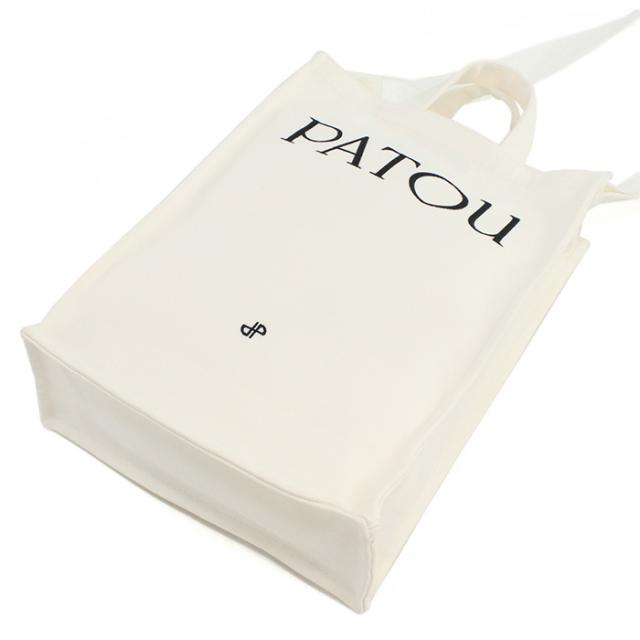 PATOU パトゥ トートバッグ ヴァーティカル 2WAY ショルダーバッグ ロゴAC0620076 001W レディース ホワイト_3
