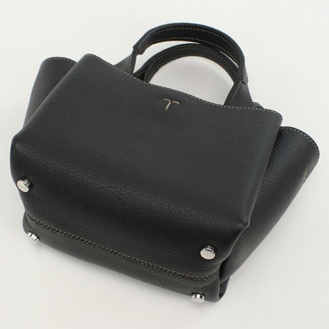 TOD'S トッズ Tタイムレス レザー ハンドバッグ マイクロ XBWAPAFL000