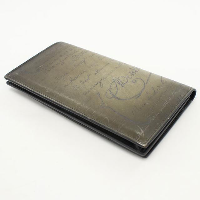 中古良品Berluti ベルルッティ 長財布二折 サンタル フラップロング