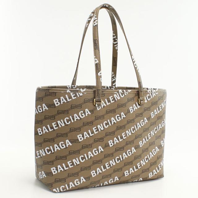 中古良品BALENCIAGA バレンシアガ トートバッグ 702698 210DH 2762 バレンシアガシグネチャー レディース ブラウン